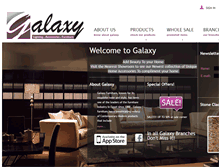 Tablet Screenshot of galaxystores.net